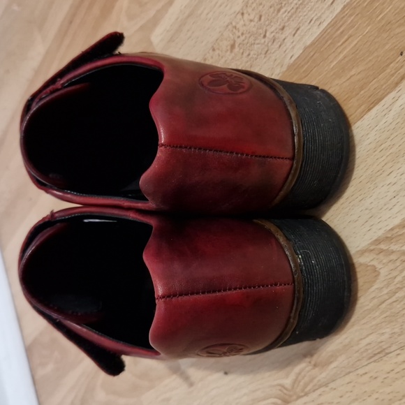 Rieker loafers red with black printed accents - Picture 4 of 5